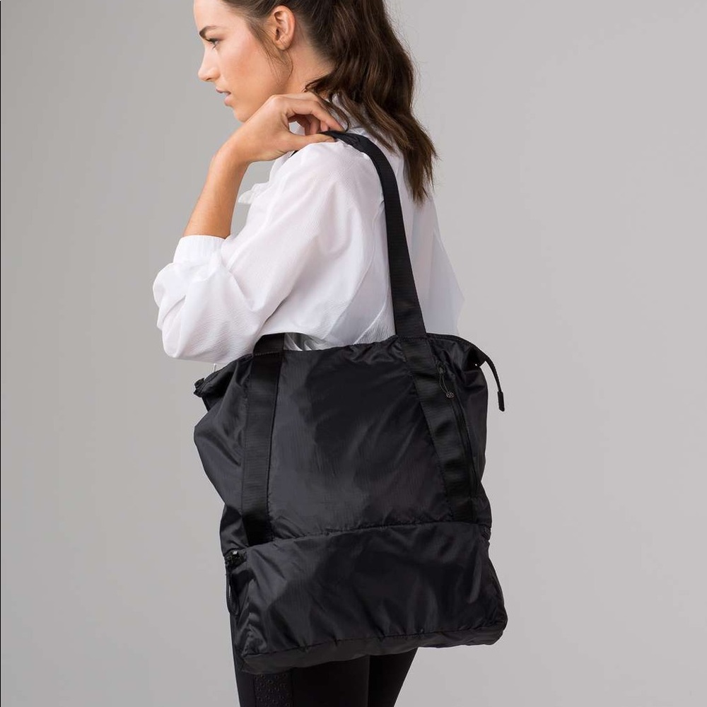 Lululemon Black Gym Tote